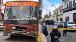 bus-arequipa-frenos-accidente-choque-multiple-calle-ayacucho-cercado-centro-historico