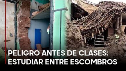 Cuando ir al colegio es un riesgo: daños, colapsos y abandono en escuelas de Ayacucho (VIDEO)
