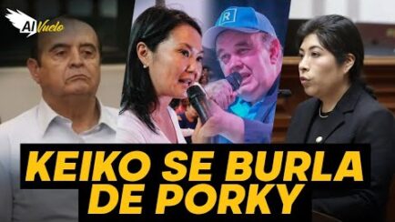 NO PUDO EVITAR REIRSE | Keiko Fujimori  se ríe de Aliaga por su propuesta de serpientes en penales (VIDEO)