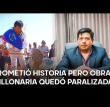 Denuncian plagio y falta de presupuesto en proyecto estrella del alcalde de Majes (VIDEO)