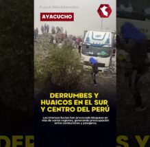 ¡ENORMES ROCAS!| Vehículos atrapados en el lodo y aplastados tras fuertes lluvias en el sur y centro (VIDEO)