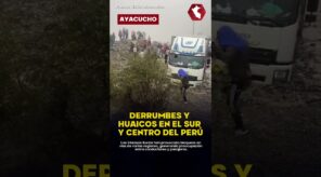 ¡ENORMES ROCAS!| Vehículos atrapados en el lodo y aplastados tras fuertes lluvias en el sur y centro (VIDEO)