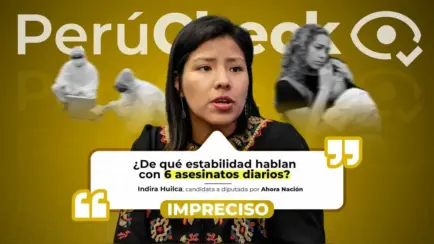 ¿6 asesinatos por día? Cifra de Indira Huilca es menor a la realidad