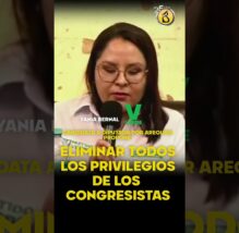 NO MÁS VIÁTICOS ni PRIVILEGIOS para el Congreso: PROPUESTA de YANIA BERNAL a la cámara de diputados (VIDEO)