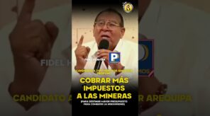 DINERO de la MINERÍA irá directo a la LUCHA contra la CRIMINALIDAD según candidato para diputado (VIDEO)