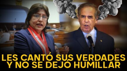 NO PUDIERON HUMILLARLA |  Delia Espinoza vuelve a enfurecer al Congreso y no pudieron inhabilitarla (VIDEO)
