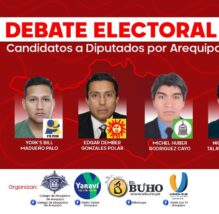 Debate electoral: Candidatos a diputados por AREQUIPA en estas ELECCIONES 2026 (VIDEO)