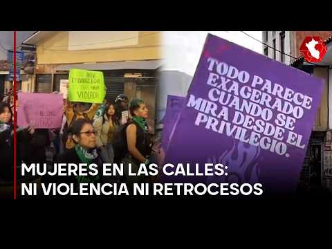 Mujeres del Cusco salen a las calles por el 8M en medio de preocupantes cifras de violencia (VIDEO)