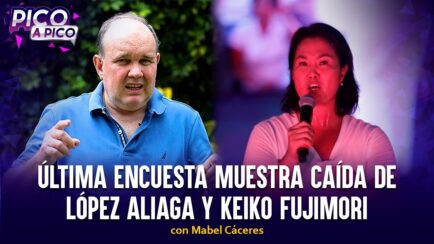 Última encuesta muestra caída de López Aliaga y Keiko Fujimori | Pico a Pico con Mabel Cáceres (VIDEO)