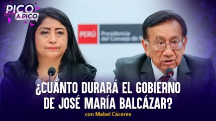 ¿Cuánto durará el gobierno de José María Balcázar? Gabinete Miralles no tiene los votos |Pico a Pico (VIDEO)