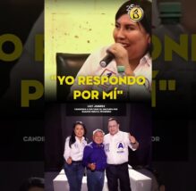 “Yo respondo por mis actos”: candidata a diputada por APP evita defender a su partido (VIDEO)
