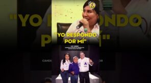 “Yo respondo por mis actos”: candidata a diputada por APP evita defender a su partido (VIDEO)