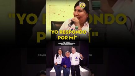 “Yo respondo por mis actos”: candidata a diputada por APP evita defender a su partido (VIDEO)