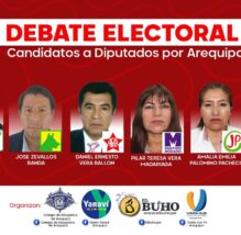 Debate electoral: Candidatos a diputados por AREQUIPA en estas ELECCIONES 2026 (VIDEO)