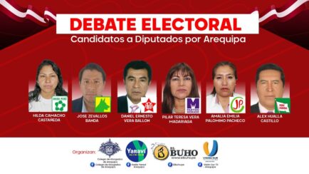 Debate electoral: Candidatos a diputados por AREQUIPA en estas ELECCIONES 2026 (VIDEO)