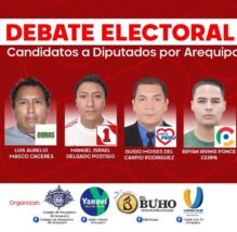 Debate electoral: Candidatos a diputados por AREQUIPA en estas ELECCIONES 2026 (VIDEO)