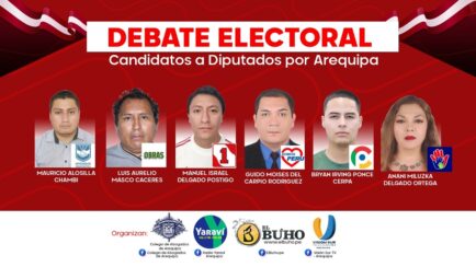 Debate electoral: Candidatos a diputados por AREQUIPA en estas ELECCIONES 2026 (VIDEO)