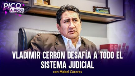 Vladimir Cerrón desafía a todo el sistema judicial: anuncia presencia en vivo | Pico a Pico (VIDEO)