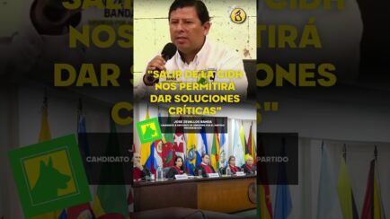 Candidato a diputado por Arequipa insiste retirarse de la CIDH para aplicar medidas de urgencia (VIDEO)