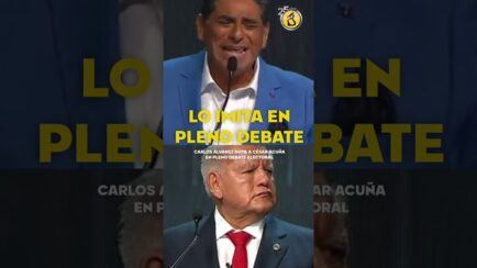 NO pudo con su GENIO: Carlos ÁLVAREZ rompe el PROTOCOLO y se BURLA de ACUÑA imitándolo en debate (VIDEO)