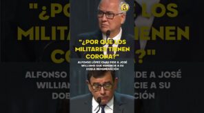 ¿Qué CORONA tienen los MILITARES? López CHAU cuestionaa a WILLIAMS por cobrar DOBLE SUELDO (VIDEO)