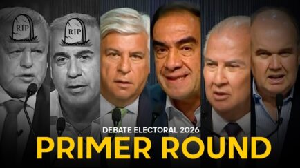 Popy Olivera ACAPARA el primer debate presidencial por enfrentar sin FILTRO a Acuña y Grozo (VIDEO)