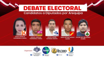 Debate electoral: Candidatos a diputados por AREQUIPA en estas ELECCIONES 2026 (VIDEO)