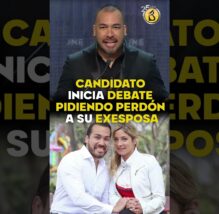 Candidato PAZ DE LA BARRA se disculpa en VIVO en pleno debate por insultos contra su EXPAREJA (VIDEO)