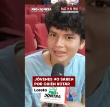 Loreto: Jóvenes votarán sin saber por quién: desinformación marca las elecciones 2026 (VIDEO)