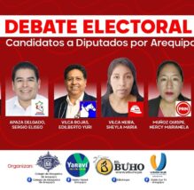 Debate electoral: Candidatos a diputados por AREQUIPA en estas ELECCIONES 2026 (VIDEO)
