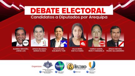 Debate electoral: Candidatos a diputados por AREQUIPA en estas ELECCIONES 2026 (VIDEO)