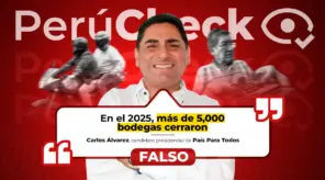 Debate de candidatos: es falso que más de 5,000 bodegas hayan cerrado por la extorsión, como dijo Carlos Álvarez
