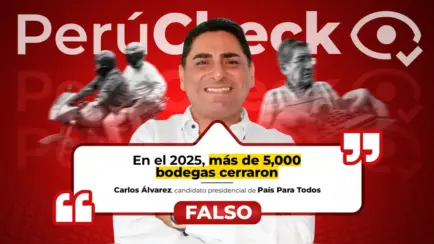 Debate de candidatos: es falso que más de 5,000 bodegas hayan cerrado por la extorsión, como dijo Carlos Álvarez