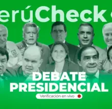 Elecciones 2026: ¿Qué falsedades dijeron los candidatos presidenciales durante el primer debate?