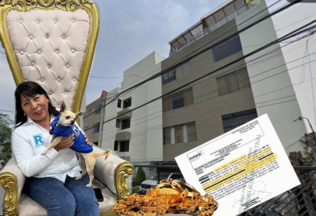 Candidata de Renovación Popular adquirió departamento de US$ 100 mil al segundo año de ser asesora parlamentaria