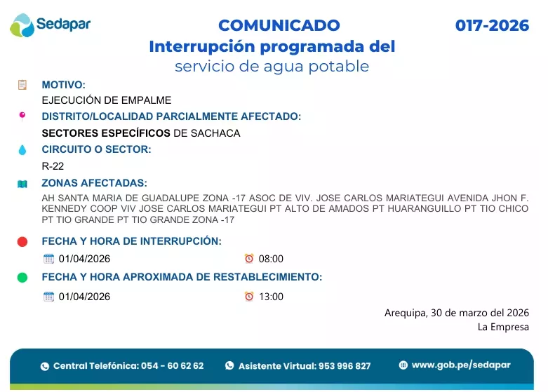 cortes-de-agua-programados-en-arequipa-sedapar-2026-04-01