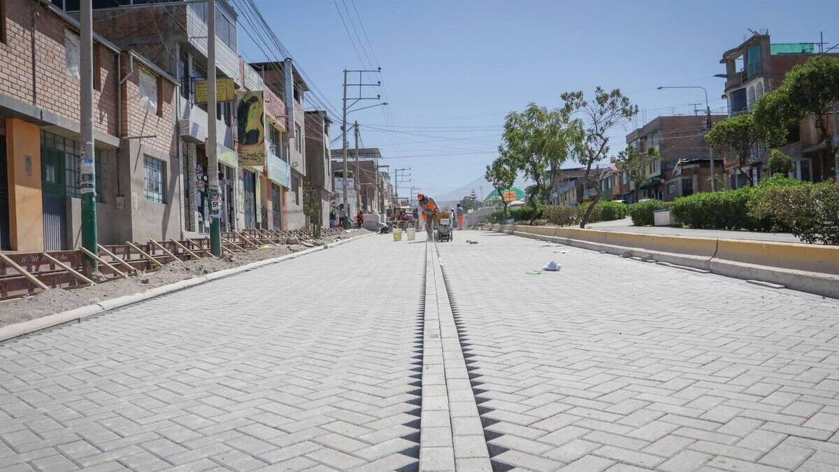 Arequipa: retraso y paralización parcial en obra de avenida Miguel Grau en Paucarpata