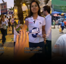 Ciudadanos rechazan propaganda de partidos políticos en plena campaña (VIDEO)