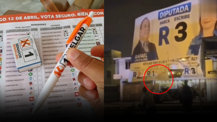 Ciudadanos rechazan propaganda de Fuerza Popular y Renovación Popular (VIDEO)