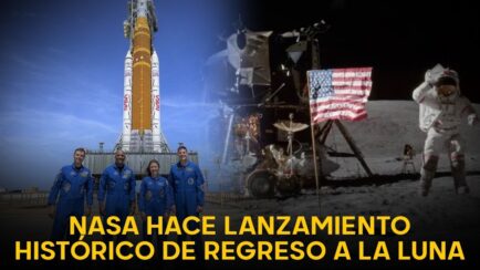 REGRESO HISTÓRICO: emotivo lanzamiento de la NASA para volver a la LUNA con la mision ARTEMIS II (VIDEO)