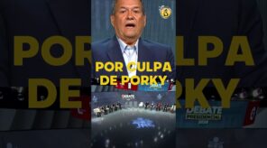 Jorge NIETO llega en MOTO al DEBATE y culpa a RENOVACIÓN POPULAR por hacerle llegar tarde (VIDEO)