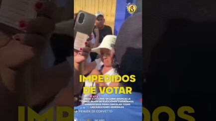 CAOS electoral en Lima: 6 MIL ciudadanos se quedan sin VOTAR en Lurín porque ACTAS NUNCA LLEGARON (VIDEO)