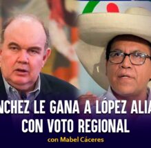 Sánchez le gana a López Aliaga con voto regional | Pico a Pico con Mabel Cáceres (VIDEO)
