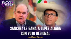 Sánchez le gana a López Aliaga con voto regional | Pico a Pico con Mabel Cáceres (VIDEO)
