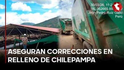 Levantan observaciones en relleno de Chilepampa tras alerta ambiental del OEFA (VIDEO)