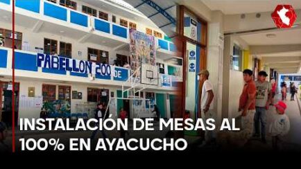 Elecciones en Ayacucho: mesas al 100%, atención médica y supervisión marcaron la jornada (VIDEO)