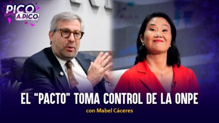 El “pacto” toma control de la ONPE | Pico a Pico con Mabel Cáceres (VIDEO)