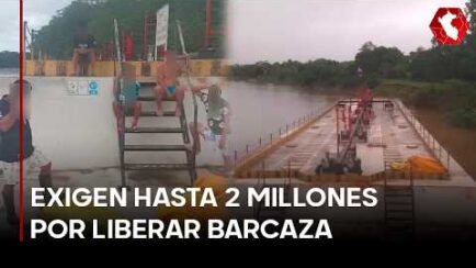 Secuestran barcaza con petróleo en Loreto: tensión crece en el río Corrientes (VIDEO)