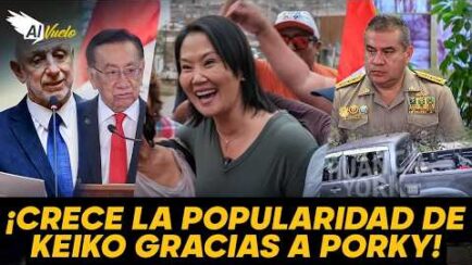 PORKY hace parecer BUENA a KEIKO: el FRAUDISMO desploma el ANTIFUJIMORISMO y crece su popularidad (VIDEO)