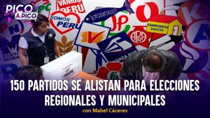 150 partidos se alistan para elecciones regionales y municipales | Pico a Pico con Mabel Cáceres (VIDEO)